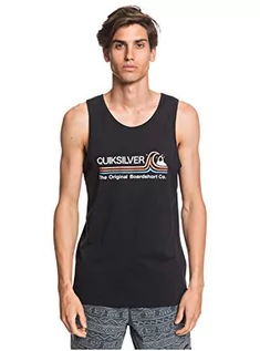 Koszulki i topy damskie - Quiksilver męski Screen Tee Stone Cold Classic tank-top dla mężczyzn czarny czarny X-S EQYZT05780 - grafika 1