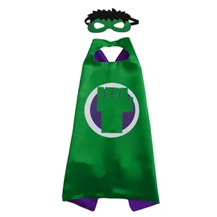 Strój Przebranie Hulk Kostium Maska Peleryna, Hopki - Stroje karnawałowe - miniaturka - grafika 1