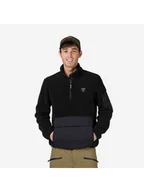 Bluzy męskie - Bluza męska polarowa Rossignol Fleece Anorak czarny S - miniaturka - grafika 1