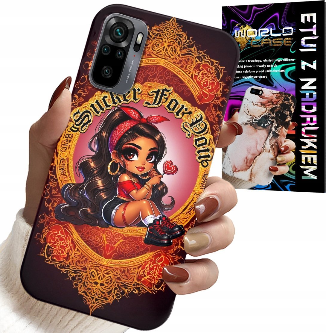 ETUI DO XIAOMI NOTE 10 / 10S - SUCKER FOR YOU MODNE LALKA CASE + SZKŁO