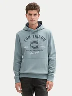 Bluzy męskie - Tom Tailor Bluza 1043292 Zielony Regular Fit - miniaturka - grafika 1