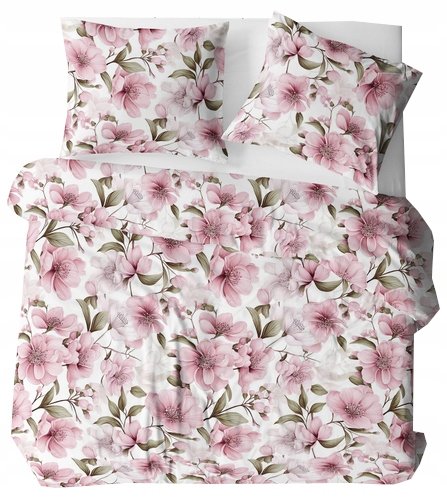 Komplet Pościeli Bawełnianej 160X200 Dwustronna Poduszki 70X80 Bawełna 100%
