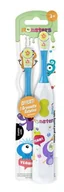 Szczoteczki do zębów dla dzieci - Szczoteczka Elektryczna Monster Blue 3+ Les Babygators - miniaturka - grafika 1