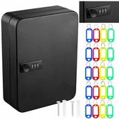 Szafki na klucze - Skrzynka Szafka Kasetka Na Klucze + Zawieszki 20X Kibx2 - miniaturka - grafika 1