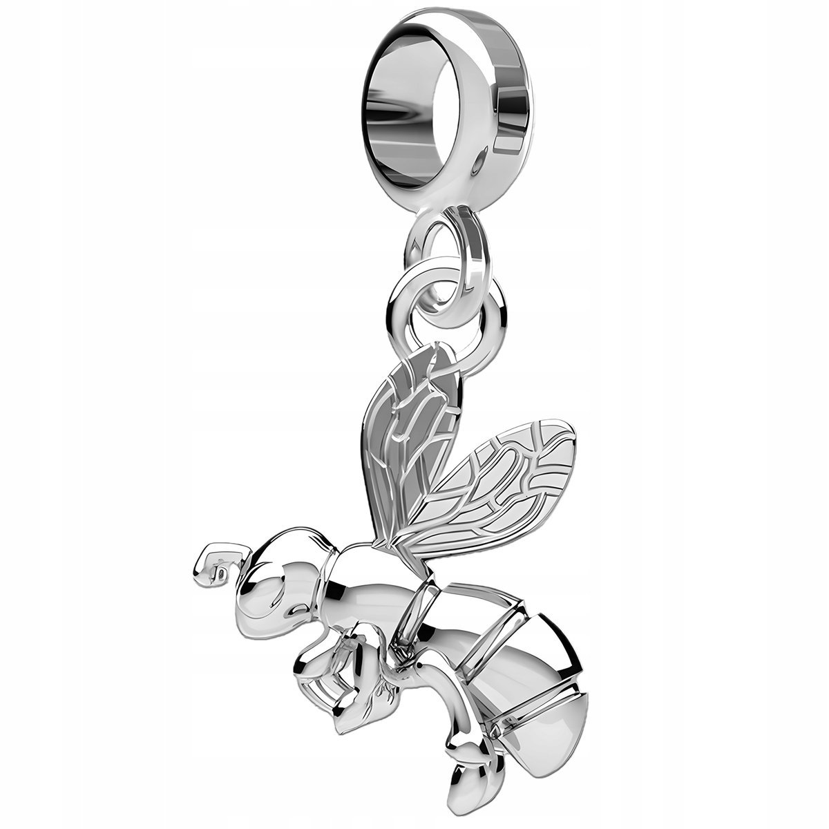 Charms Srebrny z Owadem Pszczółką Owad Pszczoła Osa Bee Pszczoły SREBRO 925