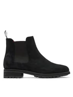 Botki męskie - Polo Ralph Lauren Sztyblety 812913541001 Czarny - miniaturka - grafika 1