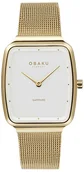 Zegarki damskie - Zegarek Obaku Denmark V267LXGIMG TERN LILLE - GOLD - miniaturka - grafika 1