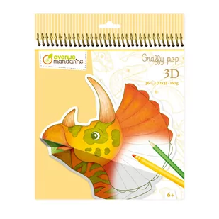 Kolorowanki 3D Dinozaury - Zabawki kreatywne - miniaturka - grafika 1