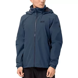 Jack Wolfskin Męska Kurtka Evandale M, Thunder Blue, Xl - Kurtki męskie - miniaturka - grafika 1