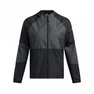 Kurtki damskie - Damska kurtka do biegania Under Armour UA Launch Elite Cw Jacket - czarna - miniaturka - grafika 1