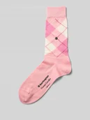 Skarpetki damskie - Skarpety z haftem w romby model ‘Covent’ - miniaturka - grafika 1