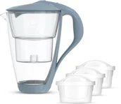 Zabawki AGD - Szklany dzbanek Dafi CRYSTAL LED stalowy 3xUnimax - miniaturka - grafika 1