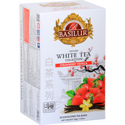 Herbata - WHITE TEA - STRAWBERRY VANILLA saszetki - 20 x 1,5 g - miniaturka - grafika 1
