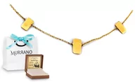 Naszyjniki - Złoty naszyjnik 585 celebrytka PREZENT GRAWER - miniaturka - grafika 1