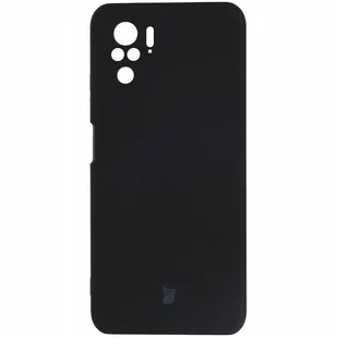 Bizon Etui Case Silicone Sq do Xiaomi Poco M5S / Redmi Note 10/10S czarne - Etui i futerały do telefonów - miniaturka - grafika 1