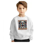 Bluzy dla dziewczynek - BLUZA DZIECIĘCA BRAINROT CAPPUCCINO ASSASSINO 104 DLA CHŁOPCA - miniaturka - grafika 1