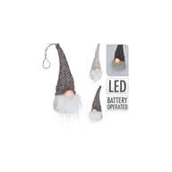 Ozdoby bożonarodzeniowe - Gnom LED 5 x 5 x 19 cm AQS000030 - miniaturka - grafika 1