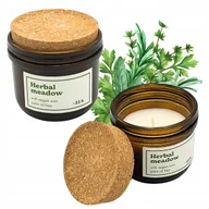 Świece - Świeca W Szkle Z Korkiem Bolsius Herbal Meadow 22H - miniaturka - grafika 1