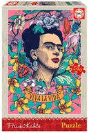 Pozostałe książki - Frieda Kahlo Viva la Vida (Puzzle) - miniaturka - grafika 1