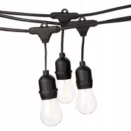 Lampy ogrodowe - Girlanda ogrodowa zwieszana 5m 10 żarówek Led - miniaturka - grafika 1