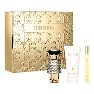 SET PACO RABANNE Fame EDP spray 50ml + BODY LOTION 75ml + MINIATURA EDP spray 10ml - Zestawy kosmetyków damskich - miniaturka - grafika 1