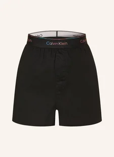 Calvin Klein Szorty Od Piżamy 100% Cotton schwarz - Spodenki damskie - miniaturka - grafika 1