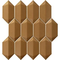 Płytki ceramiczne - Mozaika Floral Stone Gold 29.1x26.5 Arte - miniaturka - grafika 1