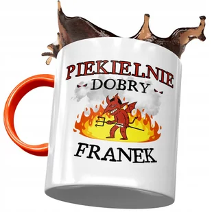 Kubek Pomarańczowy dla Franciszka Franka Kolegi z Nadrukiem ze Zdjęciem+ Opakowanie na prezent (wzór 01) - Kubki Kubek Pomarańczowy dla Franciszka Franka Kolegi z Nadrukiem ze Zdjęciem+ Opakowanie na prezent (wzór 01) - Kubki - miniaturka - grafika 1