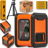 Poziomice laserowe - Heckermann Zestaw Poziomica laserowa Heckermann XRX010 v.2 + Tripod - miniaturka - grafika 1