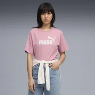 Koszulki sportowe damskie - Damska luźna koszulka Essentials z logo No.1 PUMA Poised Pink - miniaturka - grafika 1