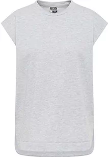 DreiMaster Maritim Damska bluza z krótkim rękawem, jasnoszary melanż, XL - Bluzy damskie - miniaturka - grafika 1