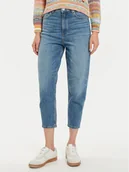 Spodnie damskie - Marc O'Polo Jeansy M08 9156 12037 Niebieski Relaxed Fit - miniaturka - grafika 1