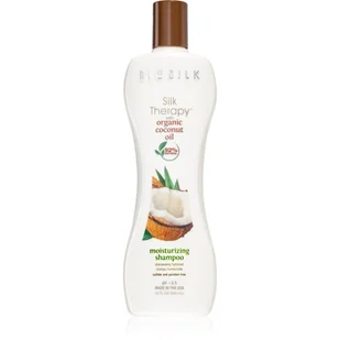 Biosilk Silk Therapy Natural Coconut Oil szampon nawilżający Z olejkiem kokosowym. 355 ml - Szampony do włosów - miniaturka - grafika 1