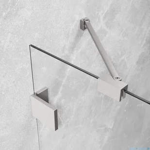 Radaway Essenza Pro Brushed Nickel Kdj+S kabina 80x100x80cm lewa  szczotkowany nikiel 10097310-91-01L/10098080-01-01/10098080-01-01 - Kabiny prysznicowe - miniaturka - grafika 7