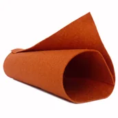 Dekoratorstwo - Filc 1mm, wełna/wiskoza, 20x30 cm- rdza - miniaturka - grafika 1