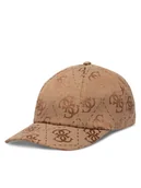 Czapki damskie - Guess Czapka z daszkiem AW5503 POL01 Beżowy ciemny - miniaturka - grafika 1