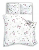 Pościel - POŚCIEL bawełniana KWIATY różowe 140x200 cm + 70x90 cm komplet - miniaturka - grafika 1