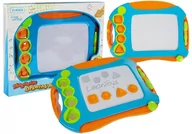 Tablice dla dzieci - Import LEANToys Tablica Znikopis z Pieczątkami Na Magnes 4528 - miniaturka - grafika 1