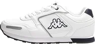 Trampki damskie - Kappa Buty dla mężczyzn, trampki damskie w białej skórze, sportowe letnie, 900 White Blue Navy, 42 EU - miniaturka - grafika 1