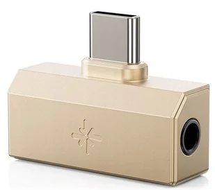 FiiO x SNOWSKY Tiny B - gold - Wzmacniacz słuchawkowy z DAC 3.5mm +4.4mm port - Wzmacniacze słuchawkowe - miniaturka - grafika 1