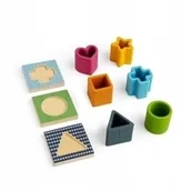 Zabawki interaktywne dla dzieci - Układanka sensoryczna Kształty Bigjigs Toys - miniaturka - grafika 1