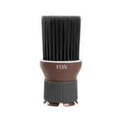 Pozostałe akcesoria fryzjerskie - Fox Earth Colors, karkówka fryzjerska z możliwością nakładania na końcówkę suszarki, brązowy - miniaturka - grafika 1