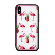 Etui i futerały do telefonów - Beline Etui Hearts iPhone 7/8/SE 2020 wzór 1 clear (flamingos) - miniaturka - grafika 1