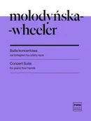 Książki o muzyce - Suita koncertowa nuty na fortepian na cztery ręce - Marta Mołodyńska-Wheeler - książka - miniaturka - grafika 1