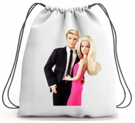Worki na buty - PLECAK WOREK BARBIE SZKOLNY NA BUTY WF - miniaturka - grafika 1