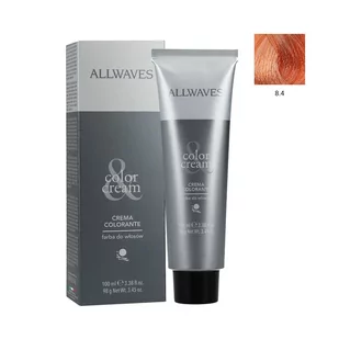 ALLWAVES Farba do włosów 8.4 Miedziany jasny blond 100 ml - Farby do włosów i szampony koloryzujące - miniaturka - grafika 2