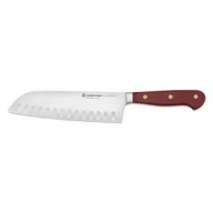 Noże kuchenne - CLASSIC COLOUR Nóż Santoku 17/30,3 cm brązowy WÜSTHOF - miniaturka - grafika 1