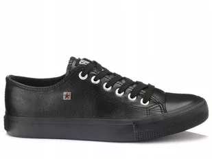 Buty Damskie Big Star Tenisówki V274871 Czarne 38 - Moda i Uroda OUTLET - miniaturka - grafika 1