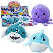 Zabawki kreatywne - Pluszak Do Ściskania Ugniatania Gniotek z Kulkami Wodnymi Zwierzęta Morskie 6 cm EDUKAMP - miniaturka - grafika 1