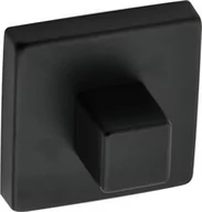 Klamki - Szyld do klamki Qube wc czarny mat - miniaturka - grafika 1
